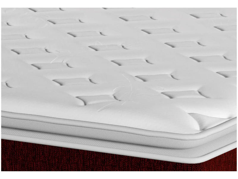Cama Box Casal (Box + Colchão) Plumatex de Mola - Ensacada 53cm de Altura Turim