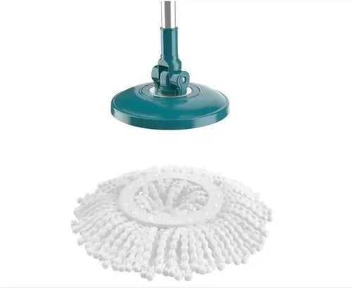 Mop Flash Limp Mop Giratório Fit com balde centrífuga Cinza-escuro